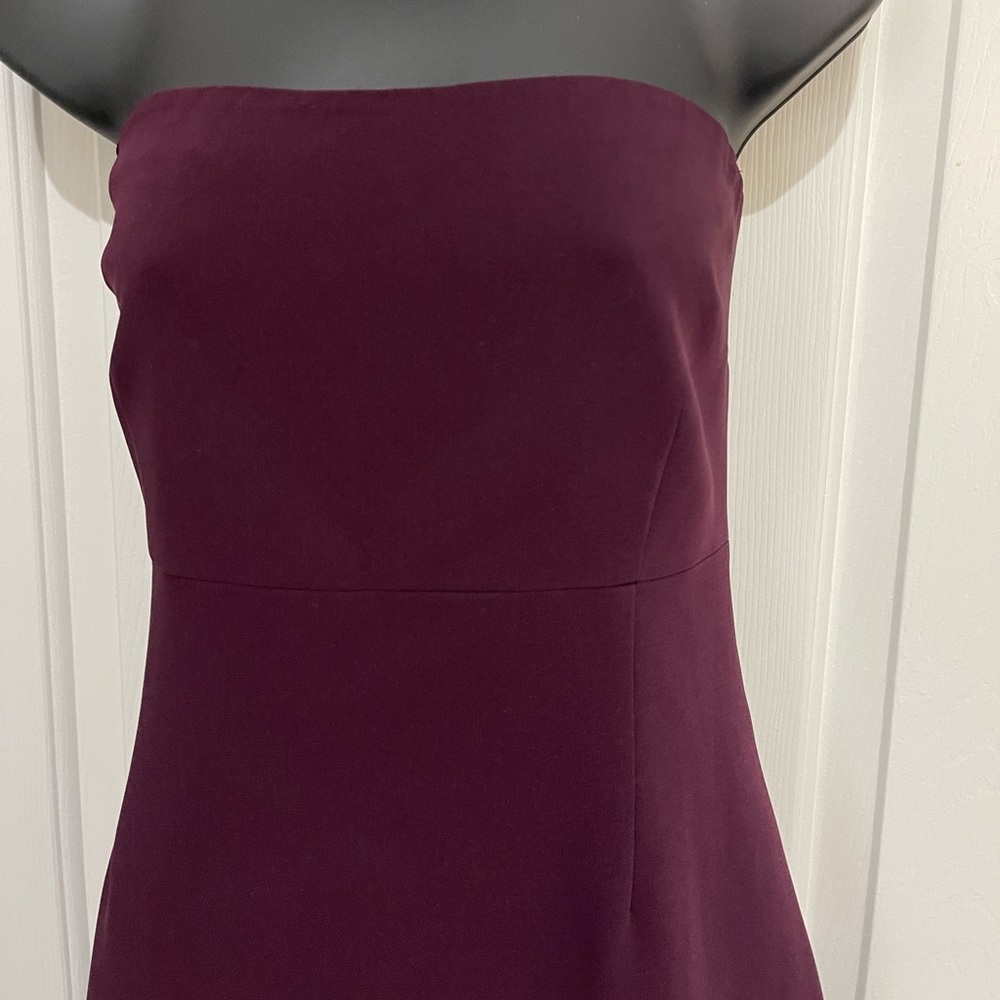 Strapless evening dress bodycon